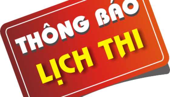 LỊCH THI NĂM HỌC (2023 - 2024)